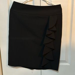 White House Black Market Ruffle Pencil Skirt
